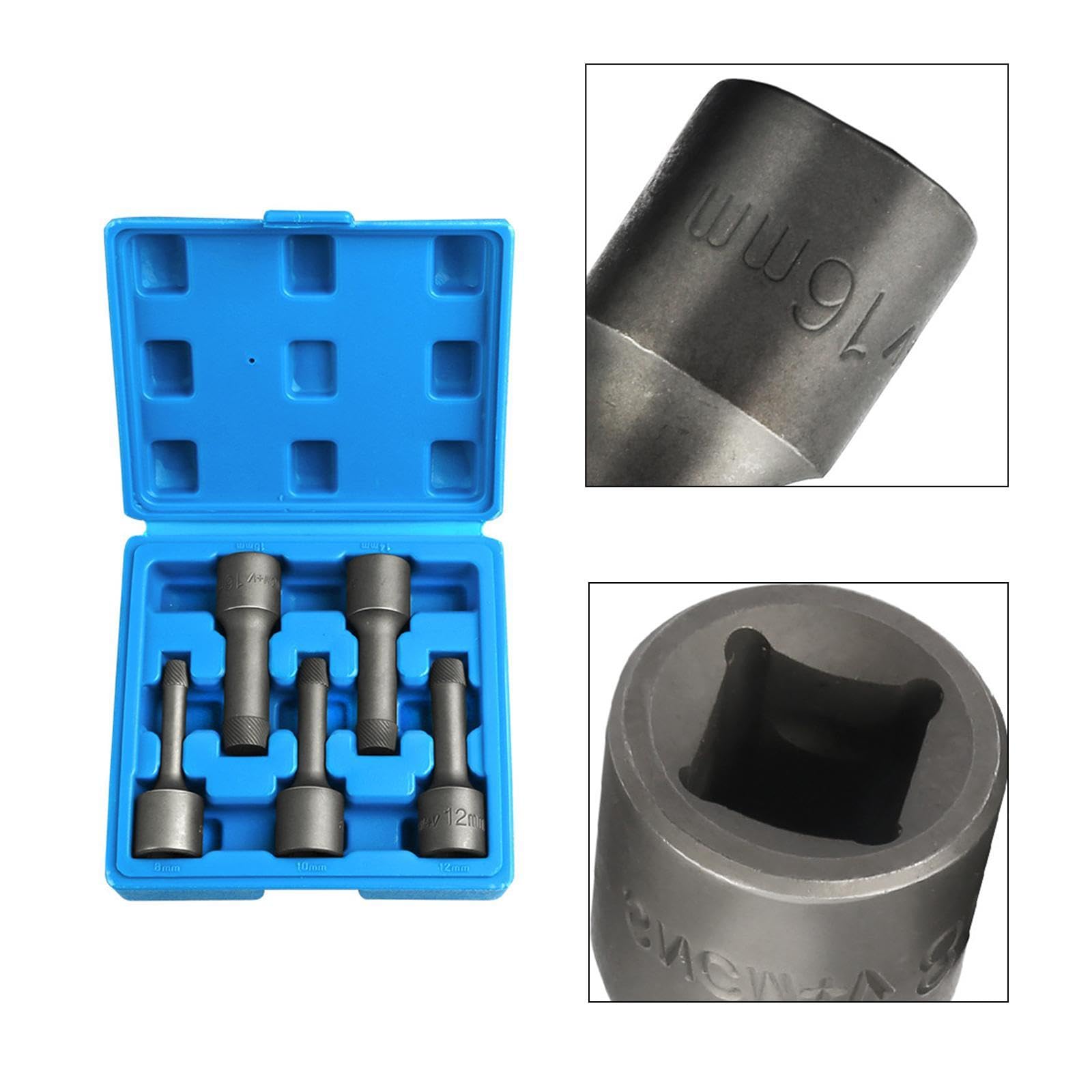 Estrattore per Viti con Testa Rotta Estrattore per Viti danneggiate Kit pratici per Dadi Versatile per l'edilizia