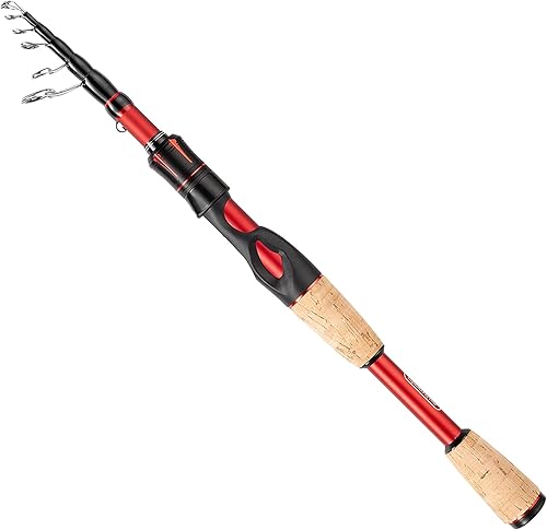 EOW XPEDITE LITE Cañas de Pescar Telescópicas Portátiles y Combo, Cañas de Pesca de Spinning y Casting, Blanks de Caña de Carbono 24T, Punta de