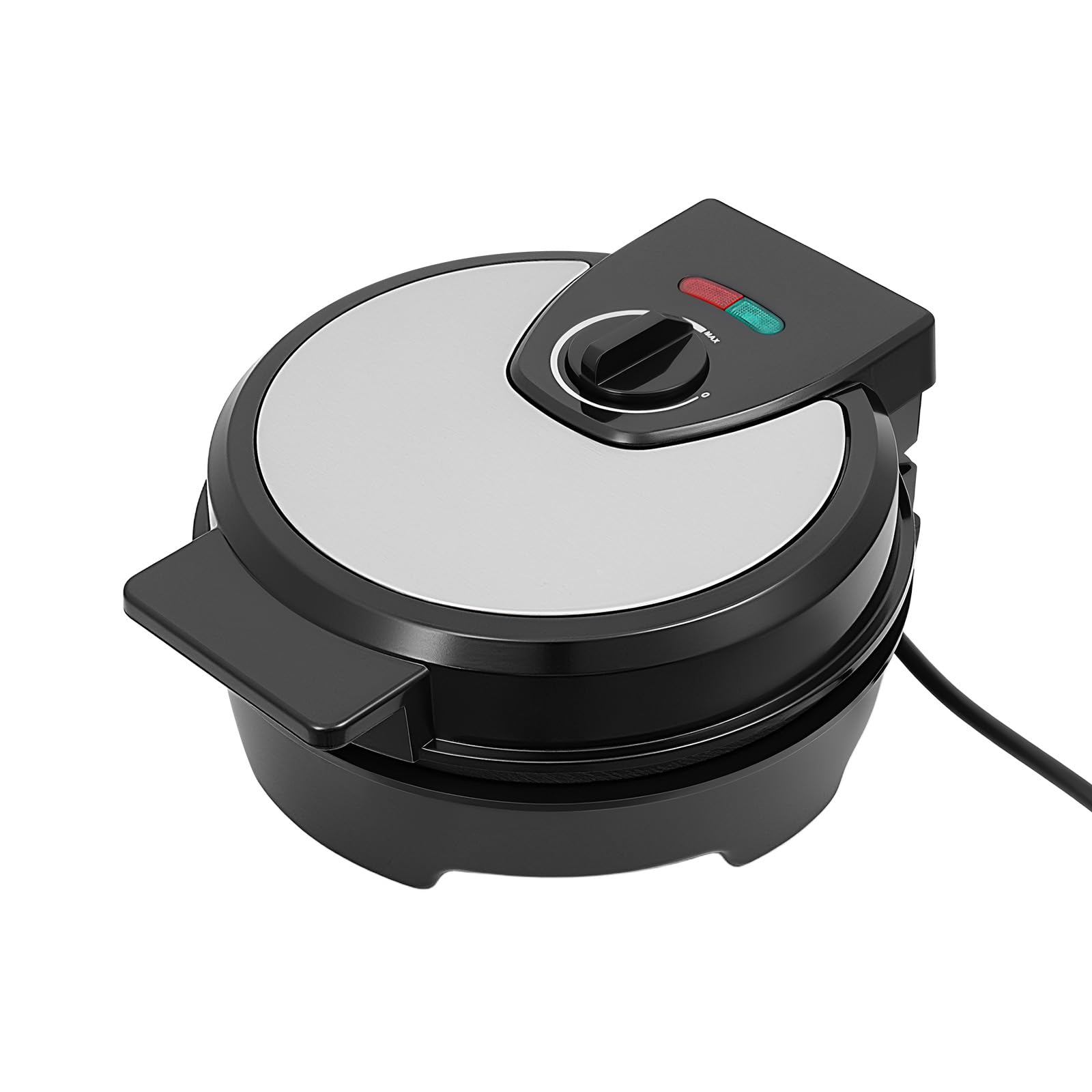 Macchina per gelato da 1200 W, piastra per waffle con rivestimento antiaderente e regolazione della temperatura