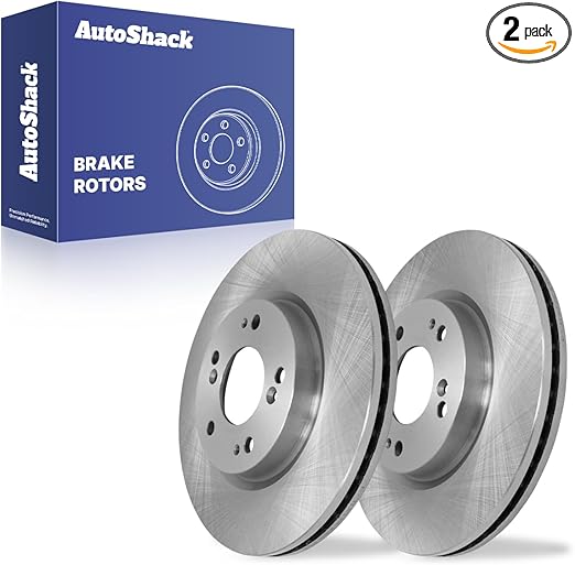 AutoShack Brake Rotors Front Brake Rotor Replacement Kit for Mitsubishi Lancer Galant RVR Eclipse Cross Outlander Sport Dodge Avenger Caliber Chrysler 200 Sebring Jeep Patriot Compass V6 FWD R63040PR