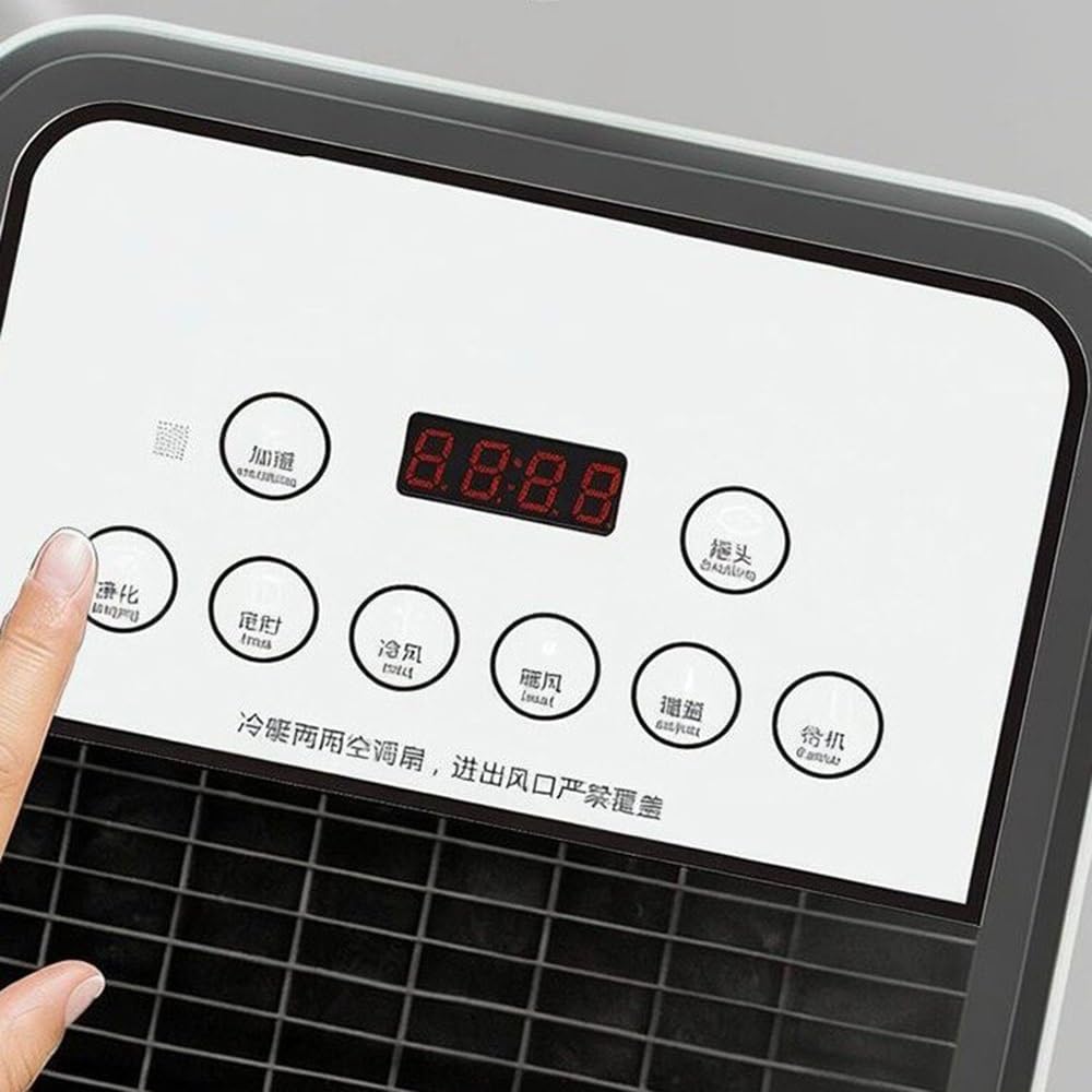 Raffreddatore d'aria Ventola di riscaldamento e raffreddamento 2 in 1 con timer grandangolo