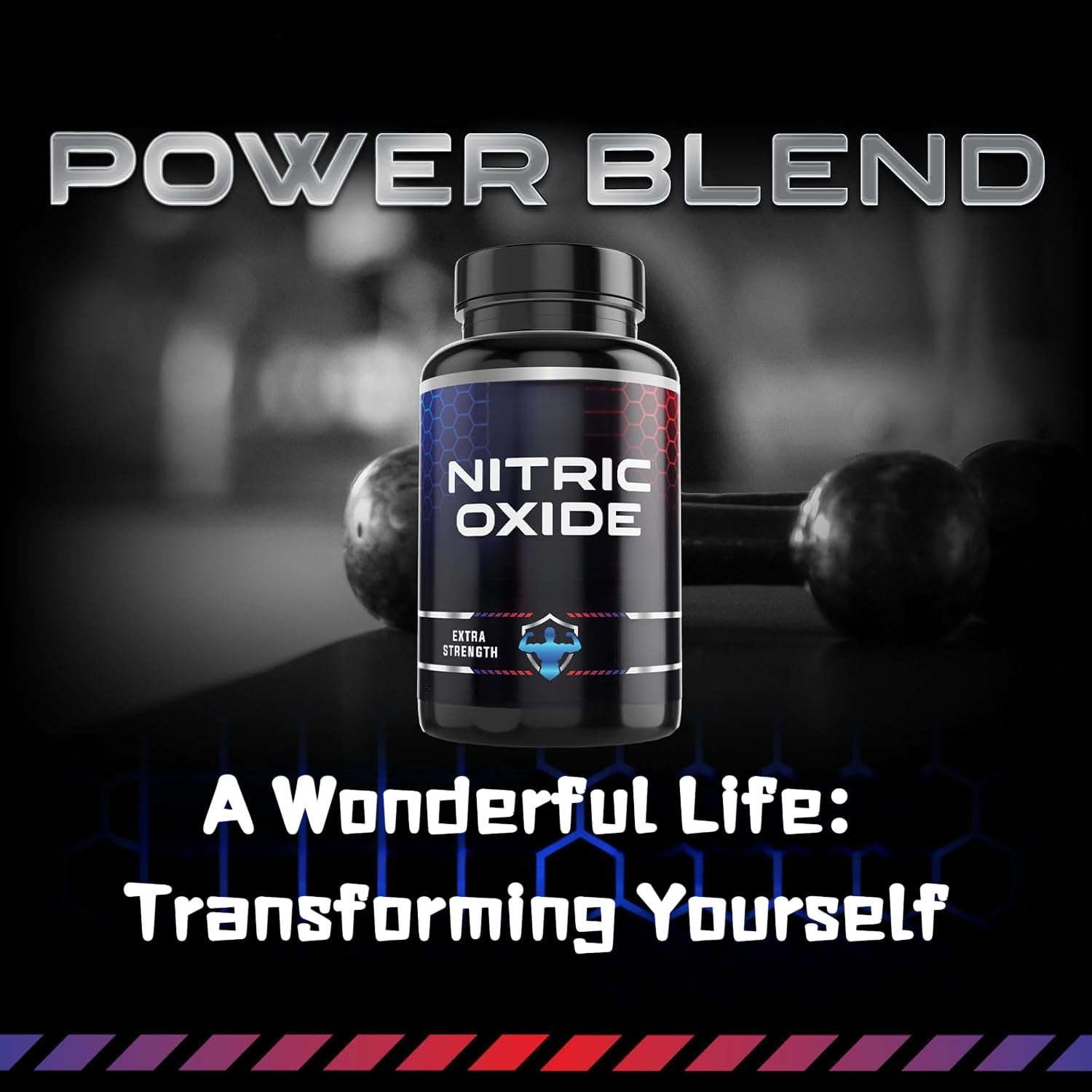 Potenciador de óxido nítrico súper potente - Energía natural y soporte muscular - Alivia el dolor del entrenamiento - Pre-entrenamiento avanzado para hombres y mujeres