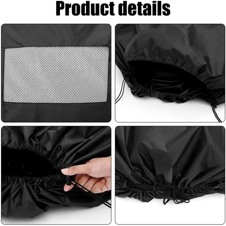 Lawn Tractor Grass Catcher Bag Leaf Collector Leaf Bagger for Riding Lawn Mower 78.7x51.1in Large Capacity