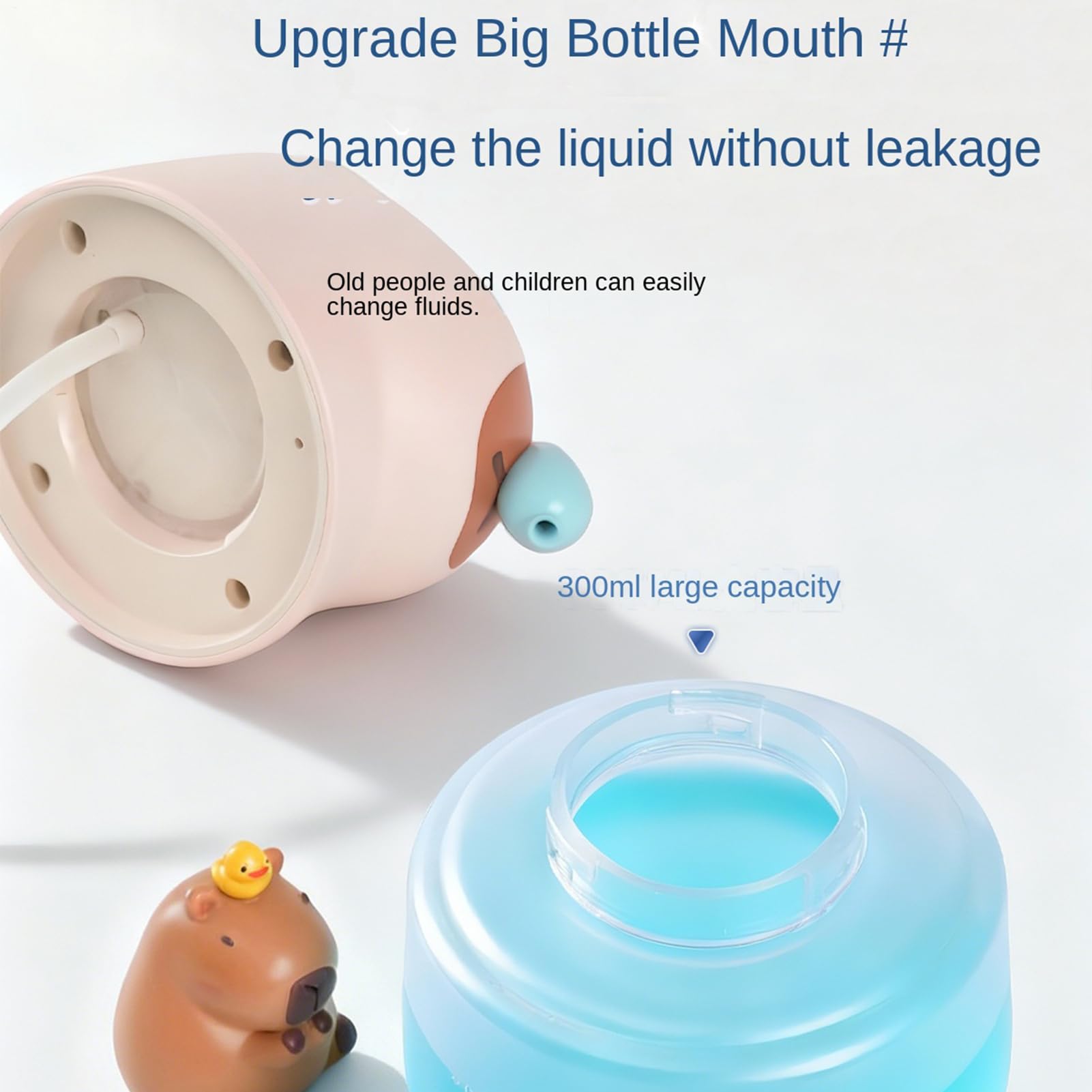 Dispensador Automático de Jabón en Espuma Con Forma De Capibara Recargable