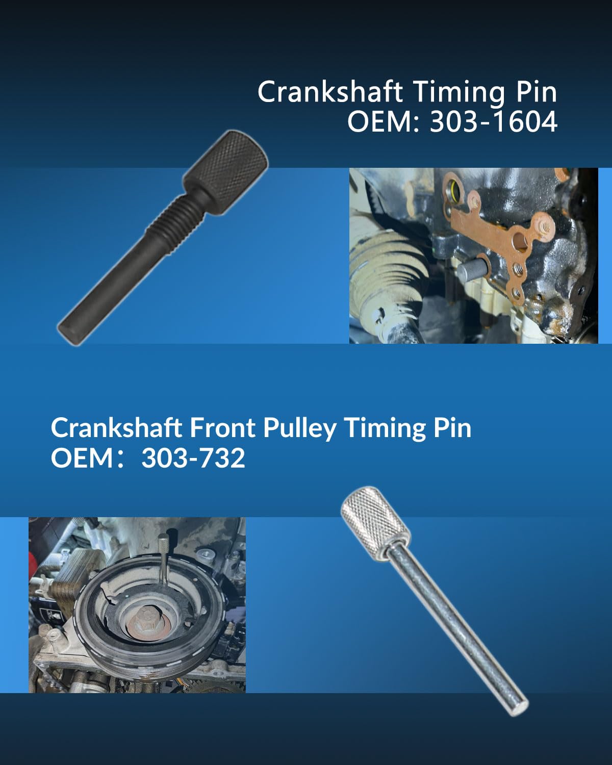 DPTOOL Strumento di bloccaggio dell'albero a Gomiti dell'albero a camme Compatibile con Ford 1.0L Ecoboost Ultima Versione del Motore a Benzina dal 2018 Sostituire 303-1661, 303-1643, 303-018