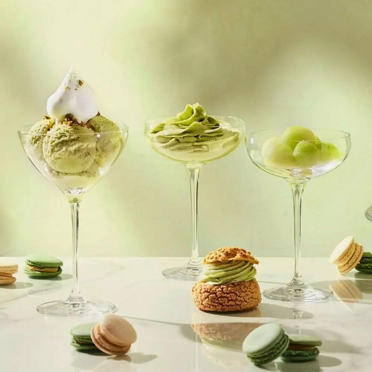 Krosno Verres à Martini Lot de 6, 340 ml, Collection Harmony | Verres à cocktail, boire, manhattan, cosmopolitan, hugo, Cristal sans plomb, Compatibles lave-vaisselle, Idée cadeau