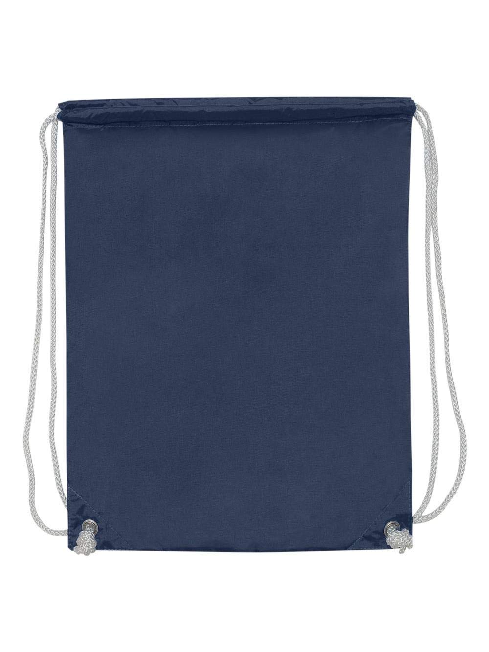 Liberty Bags White Drawstring Backpack OS NAVY