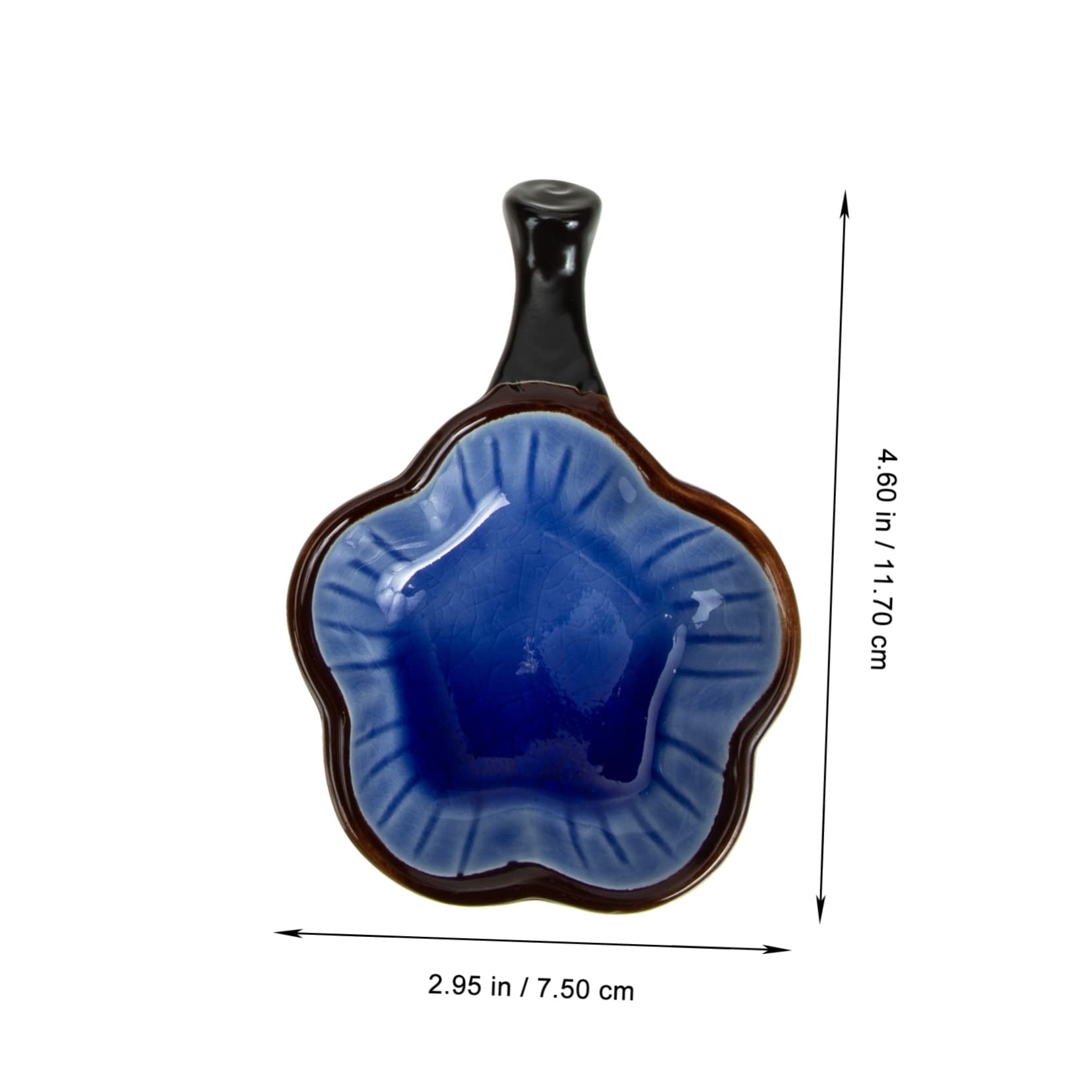 Lot de 6 Plateaux à Pinceaux en Céramique Émaillée, pour Lavage et Rangement des Pinceaux, Calligraphie et Sumi-e Couleur Aléatoire
