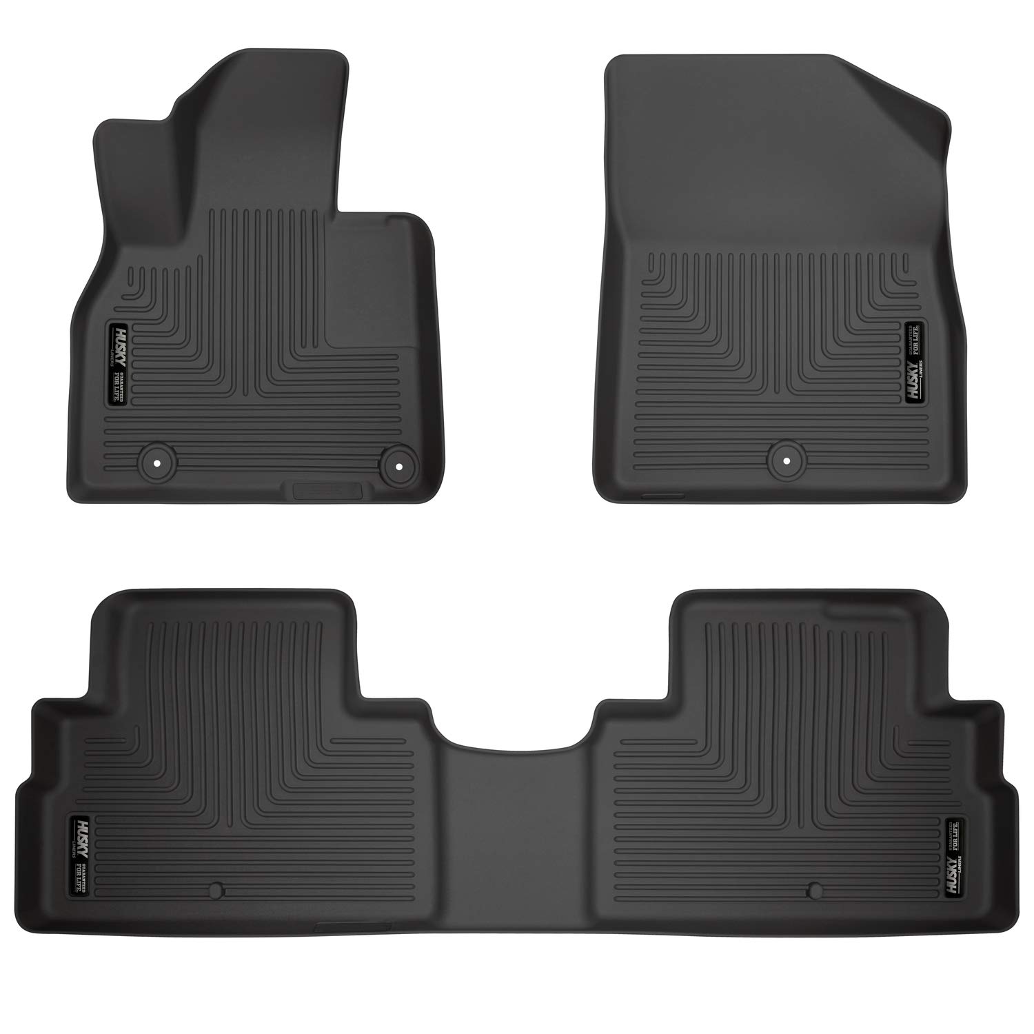 Husky Liners Weatherbeater Floor Mats Fits 2020-2025 Kia Telluride Front 2nd Row 3-pc Black - 95691