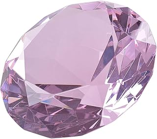 LONGWIN 60 mm W Kristall-/Diamant-Briefbeschwerer, Ornament, für Zuhause, Dekoration, rose