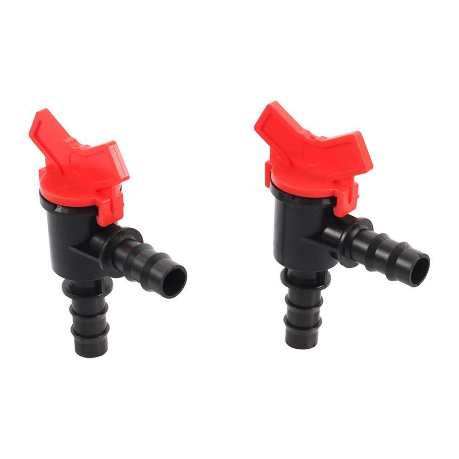 Vanne d'arrêt 16 mm haute résistance en L pour système de jardinage et tube PE