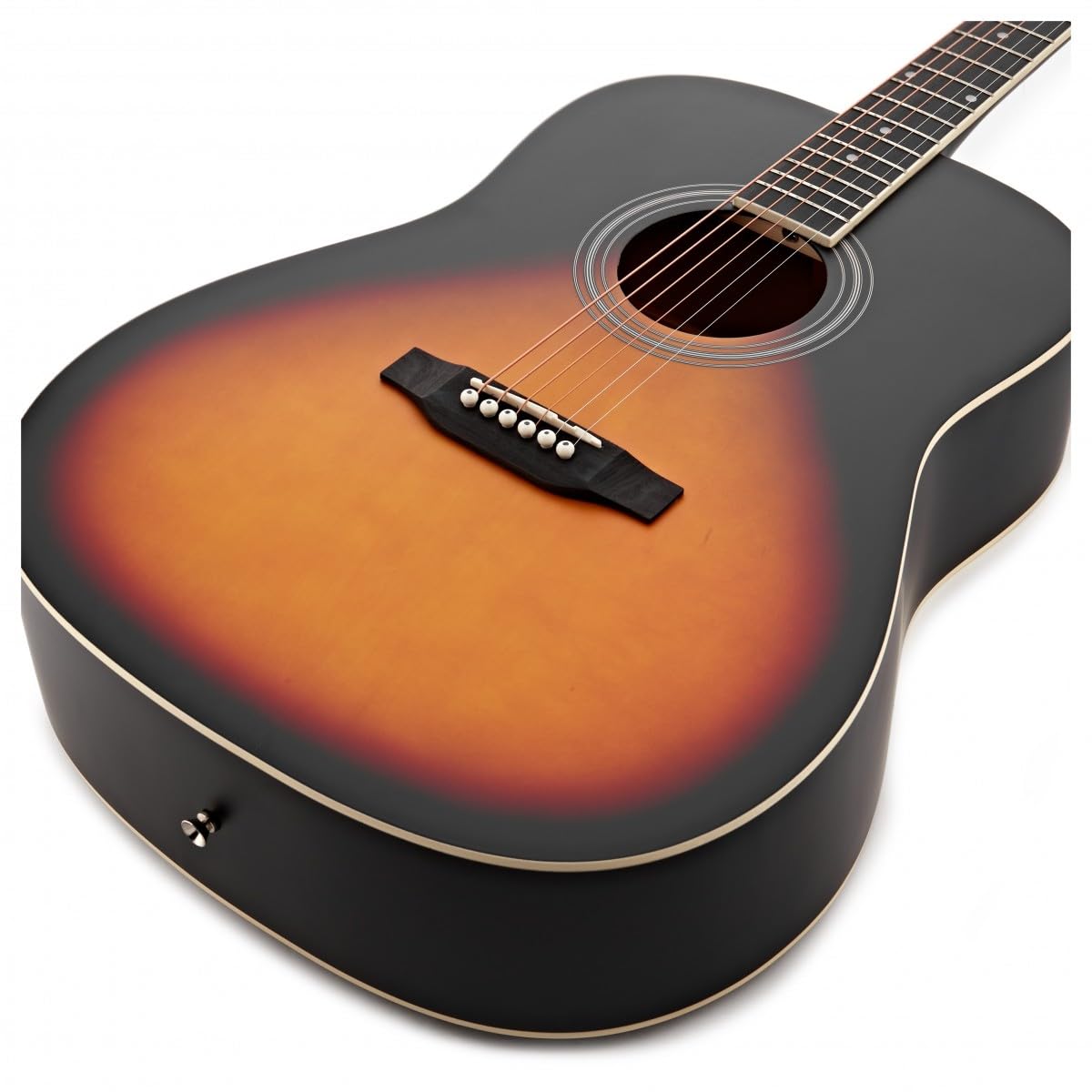 Guitare Acoustique Dreadnought et pack Accessoires par Gear4music, Sunburst