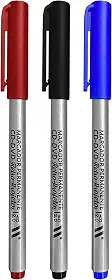Caneta CD-DVD 2 mm, Newpen, Marcador, 3 Unidades, Multicor