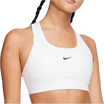 NIKE(ナイキ) ウィメンズ MED パッド ブラ BV3637 100 ホワイト/ブラック L