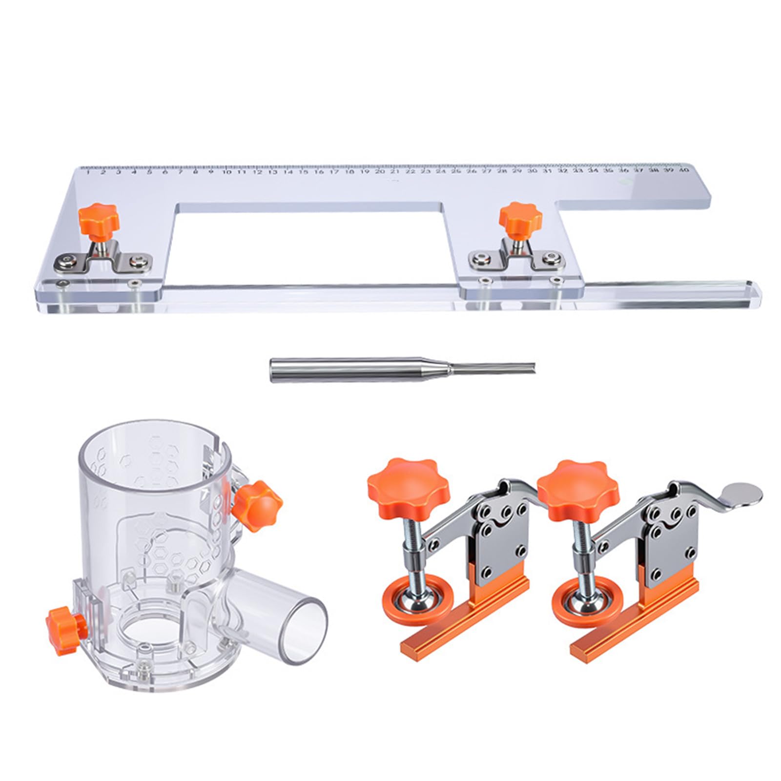 Piceioep Set Cabinet Jig Cabinet Handle Jig For Door Drawer Adjustable Mount Guide For Installation Alignment Tool Box Home Woodworking Template
