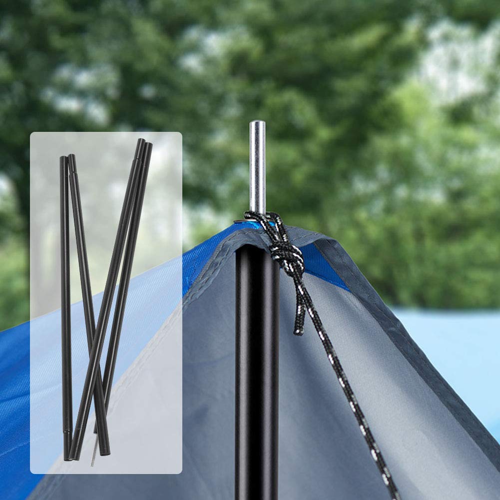 2m namiot namiotowy namiot słupek schronienie baldachim podtrzymujący składany pręt słupek namiotowy zamiennik na piesze wycieczki Camping Outdoor