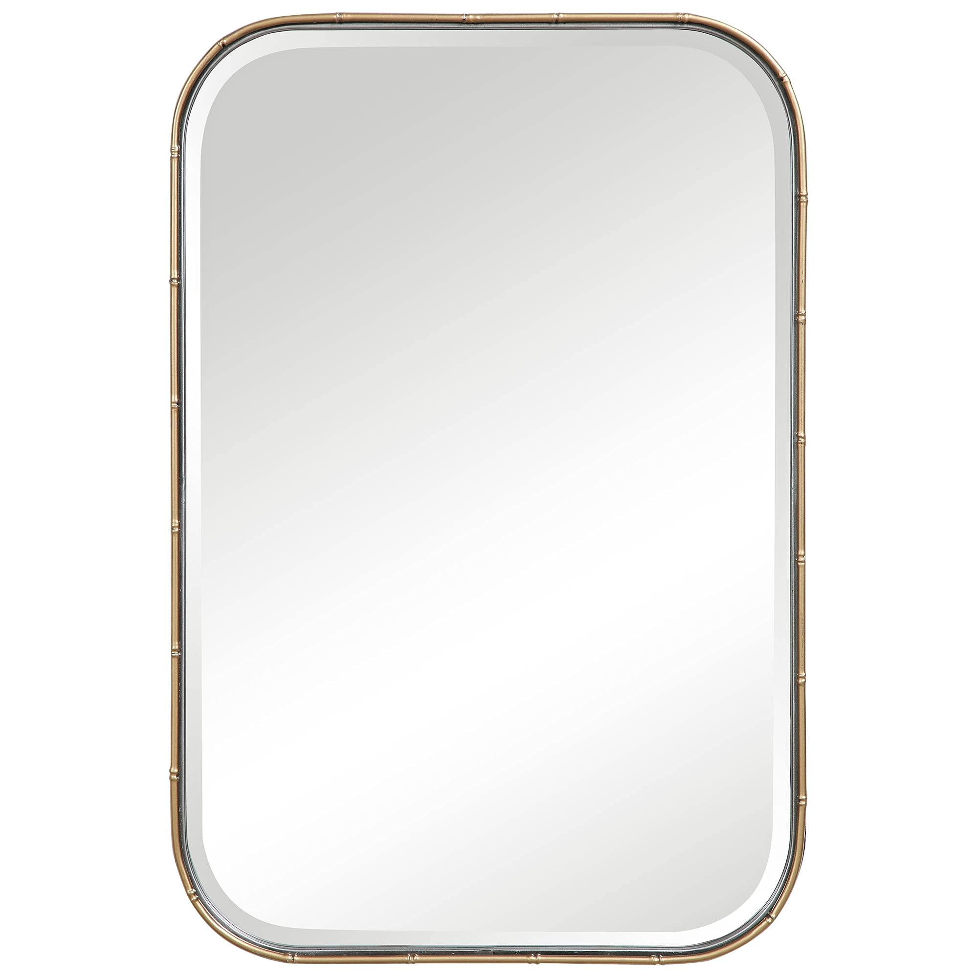 Uttermost Malay Gold Bamboo 20 1/4" x 30" Vanity Wall Mirror ( similar mirror)