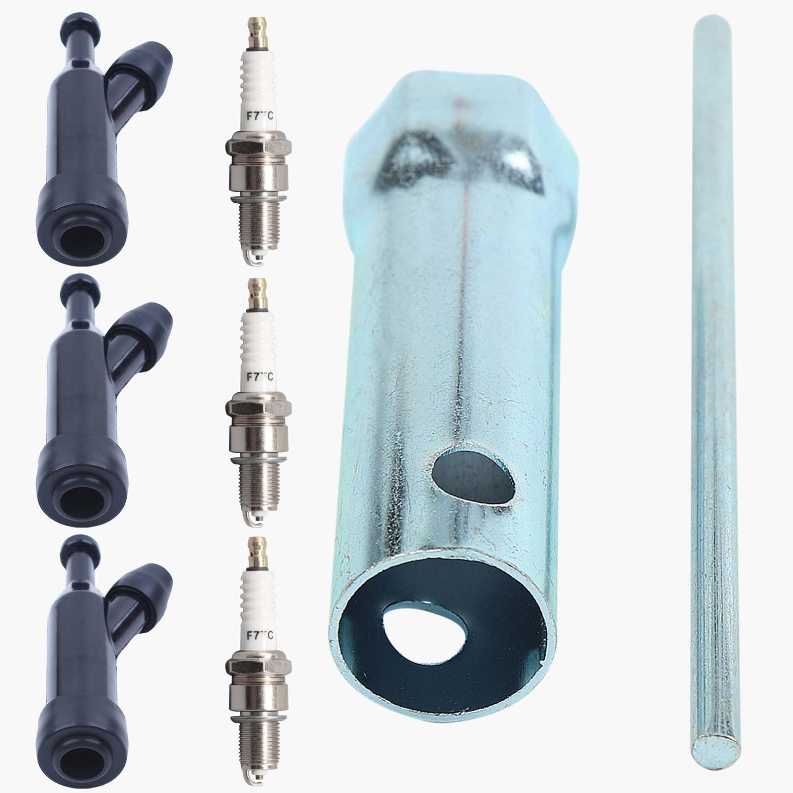 2 Candele F6TC Per Vari Decespugliatori Tosaerba Generatore Di