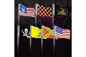 12x18 Inch Offroad Vehicle Whips Flag