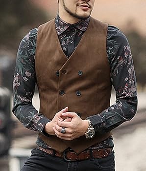 Amazon.com: SHENG YUAN Mens Suit Vest V Neck Wool Brown Amazon.com: SHENG YUAN Mens Suit Vest V Neck Wool Brown