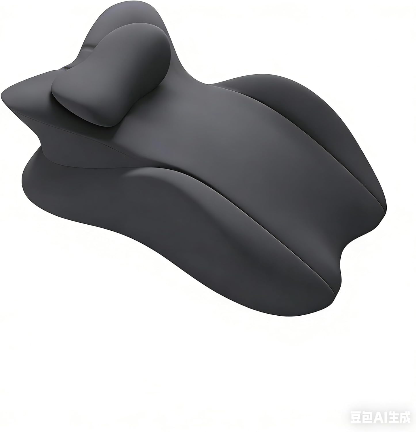 Reading Pillow, Bed Backrest Pillow with Arms for Adults & Kids, Shredded Memory Foam Back Support Pillow for Sitting Up in Bed, Couch and Bedrest