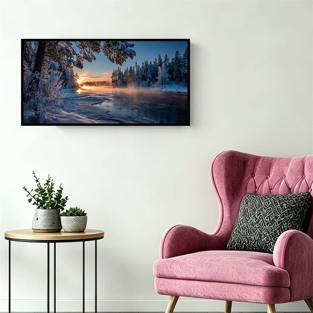 Diamond Painting Erwachsene Winterlandschaft Diamant Painting Bilder-L498