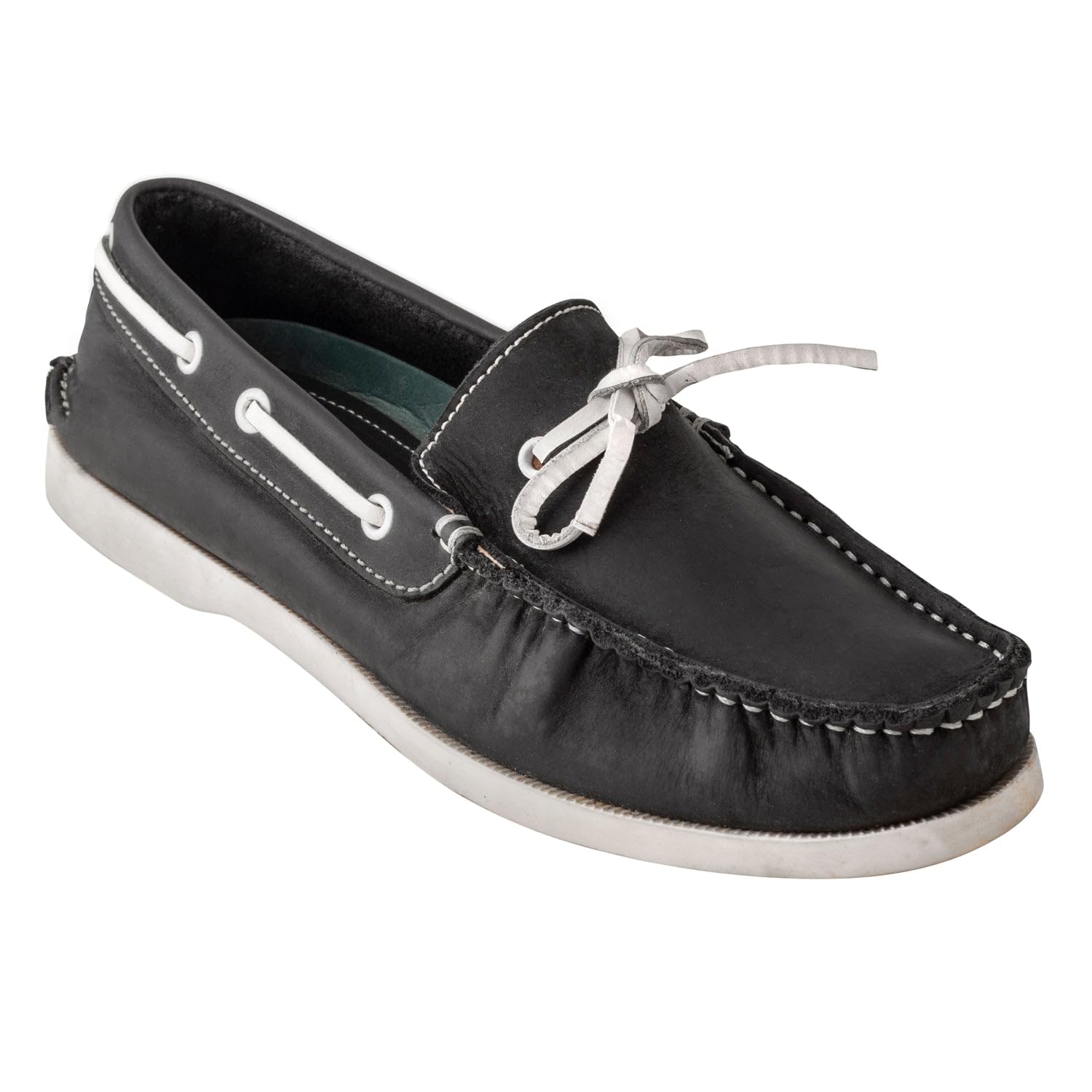 Men's Boat Shoes : BOAT116NUBLK