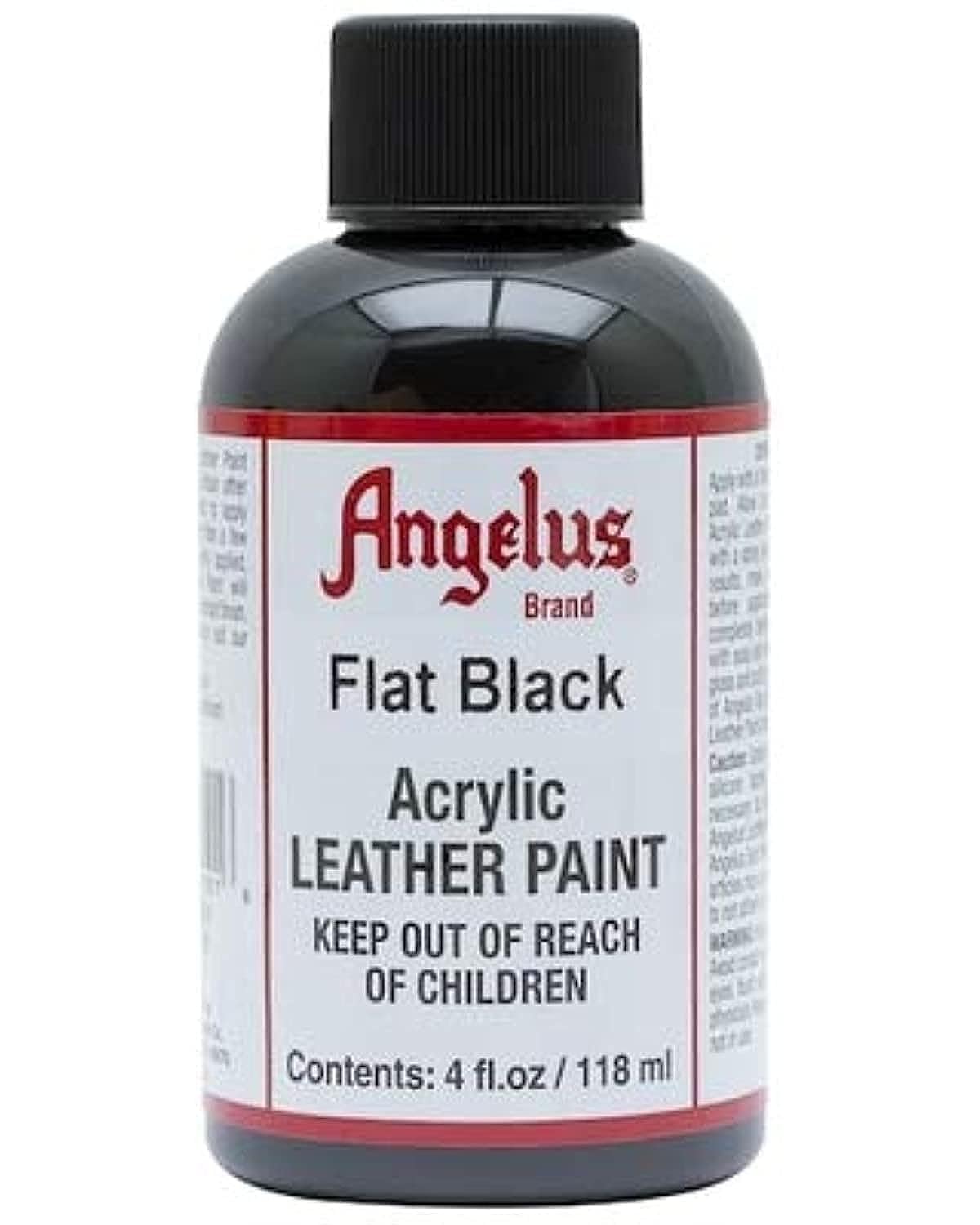 Leather Paint (4oz, Flat Black)