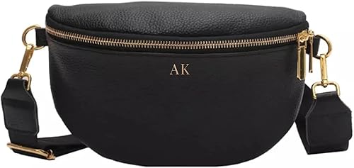 Leather Fanny Pack Crossbody Bags for Women Trendy Sling Bag for Women Small Crossbody Bags for Women Vacation Essentials Handbags Crossbody Purse