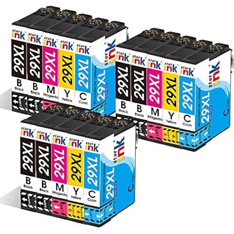 29XL Ink Cartridges Multipack for Epson 29XL Ink for Epson Expression Home XP342 XP245 XP235 XP-245 XP-342 XP-352 XP-442 XP-255 XP-452 XP-332 XP-235 XP-445 XP-335 XP-345 XP-432 (15 Pack) Cover