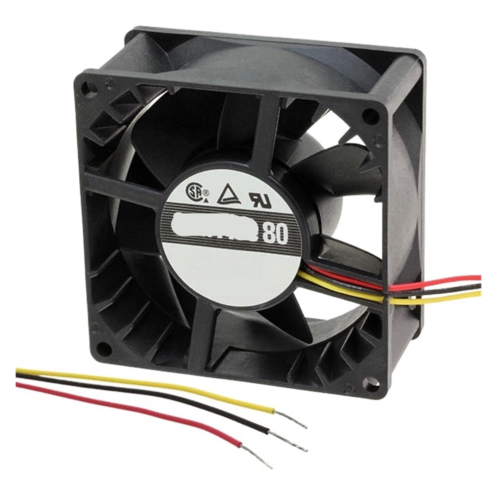 Ventilateur 12VDC 80x80x25mm 109R0812S4011 extracteur d'air 3 fils 3400RPM
