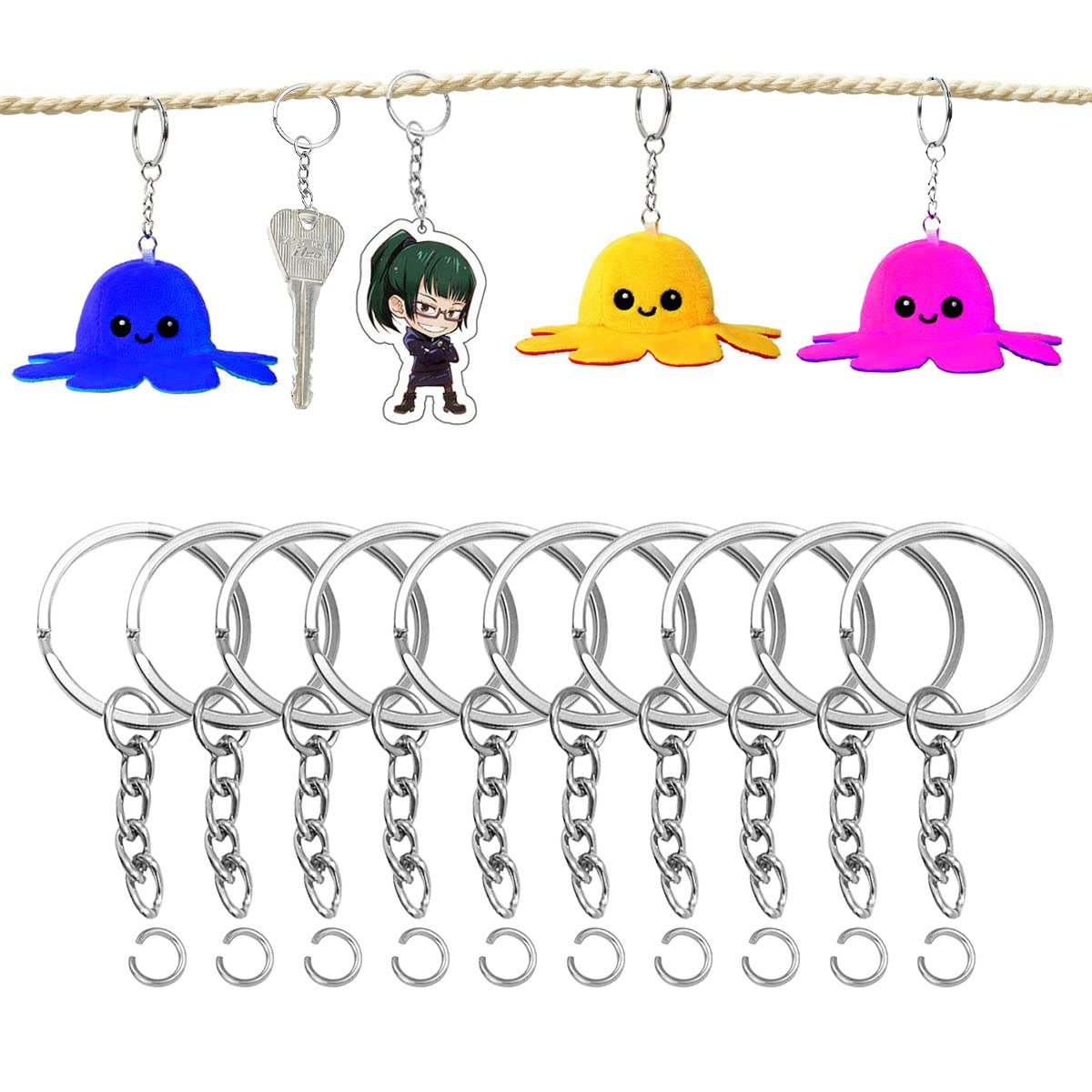 Autodomy Portachiavi Per Moto | Anelli Portachiavi Interni E Esterni - Foto 8