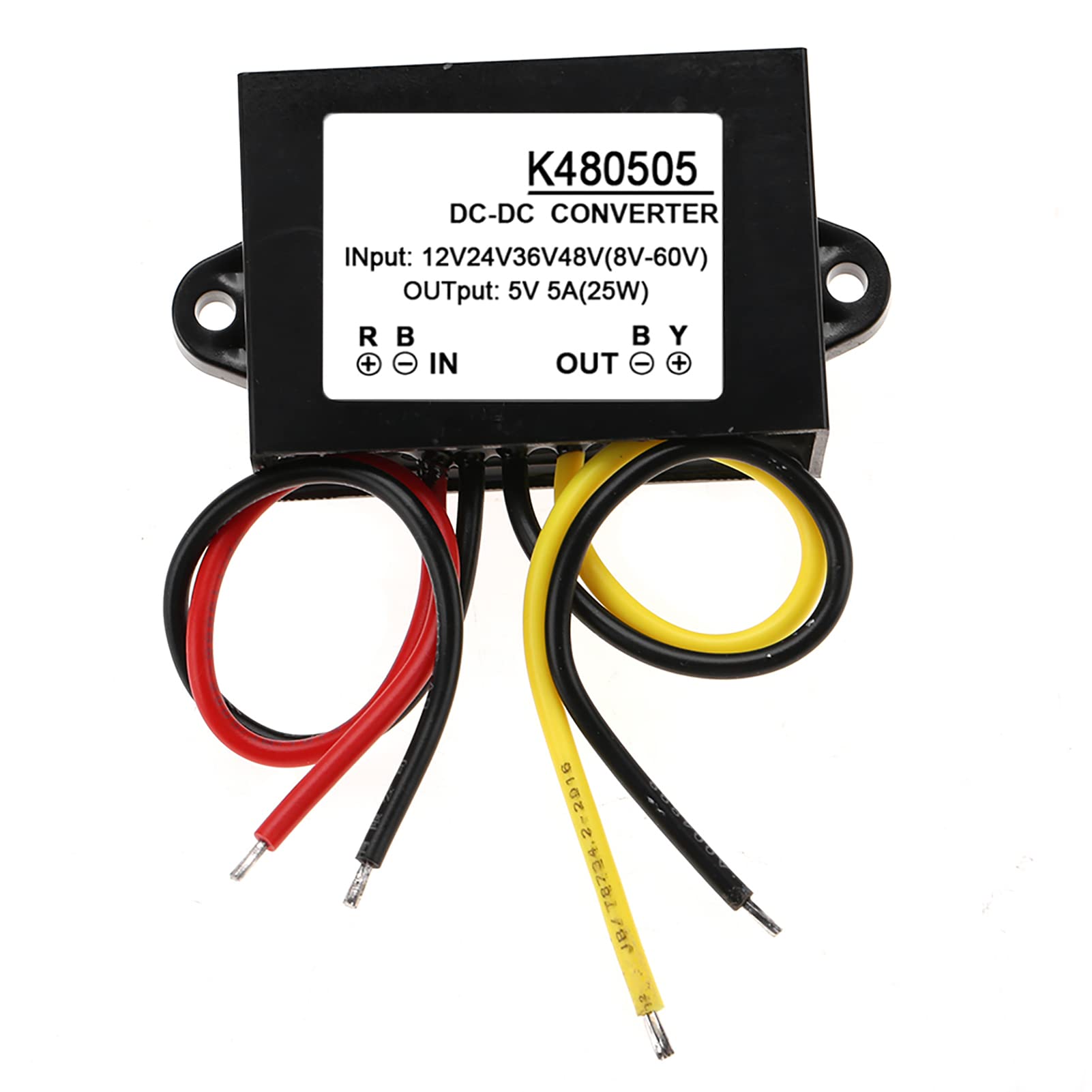 Convertisseur Abaisseur, Convertisseur CC, DC DC 8 60V à ​​5V 5A Module D'alimentation Abaisseur de Convertisseur Abaisseur (12V/24V/36V/48V à 5V 5A), Convertisseurs de Puissance
