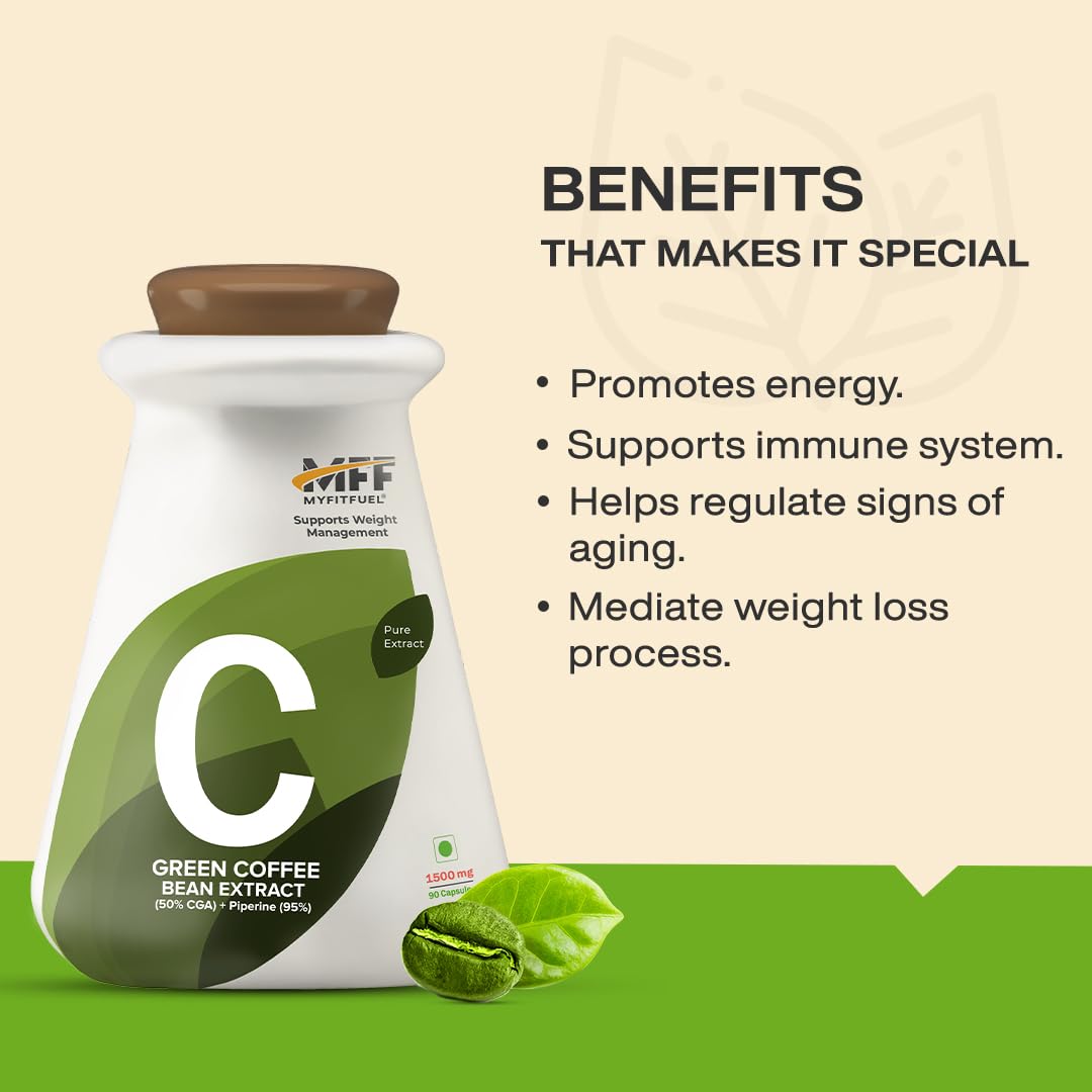 Buy Now Green Coffee Bean Extract (50% Cga) With Piperine 95%, (1500... 2 Buy Now Green Coffee Bean Extract (50% Cga) With Piperine 95%, (1500...