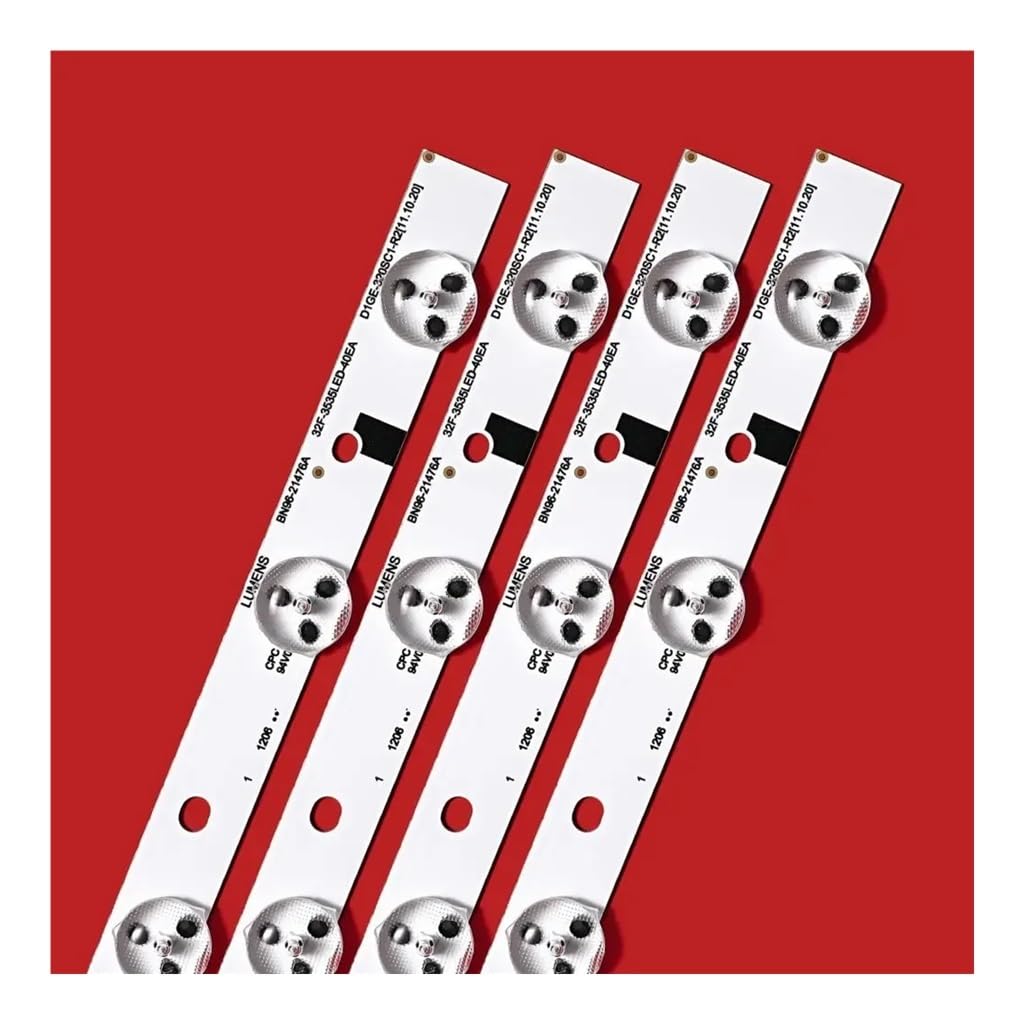 4 pezzi Set 10 LED 580mm Striscia di retroilluminazione compatibile con UE32EH5000KX D1GE-320SC1-R3 32F-3535LED-40EA BN96-24146A D1GE-320SC1-R2