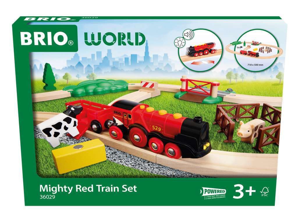BRIO World - Rote Lola Bauernhof Zugset