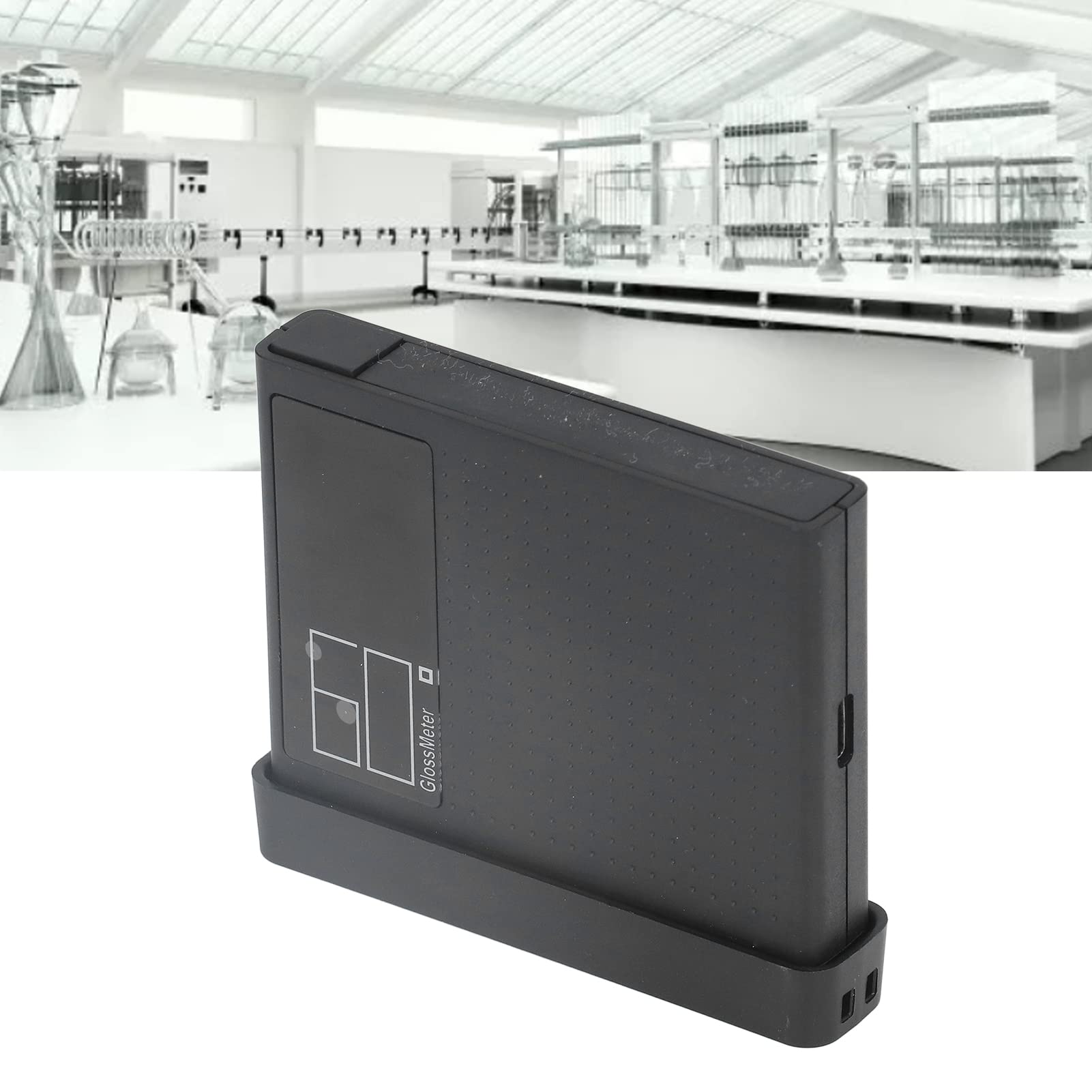 Medidor de Brillo Pintura Piedra de Piedra Medición en Tiempo Real Consumo de Baja Energía Alta Precisión con Batería Recargable para Hardware de Vidrio Automóvil de Teléfono (DG60-SE)