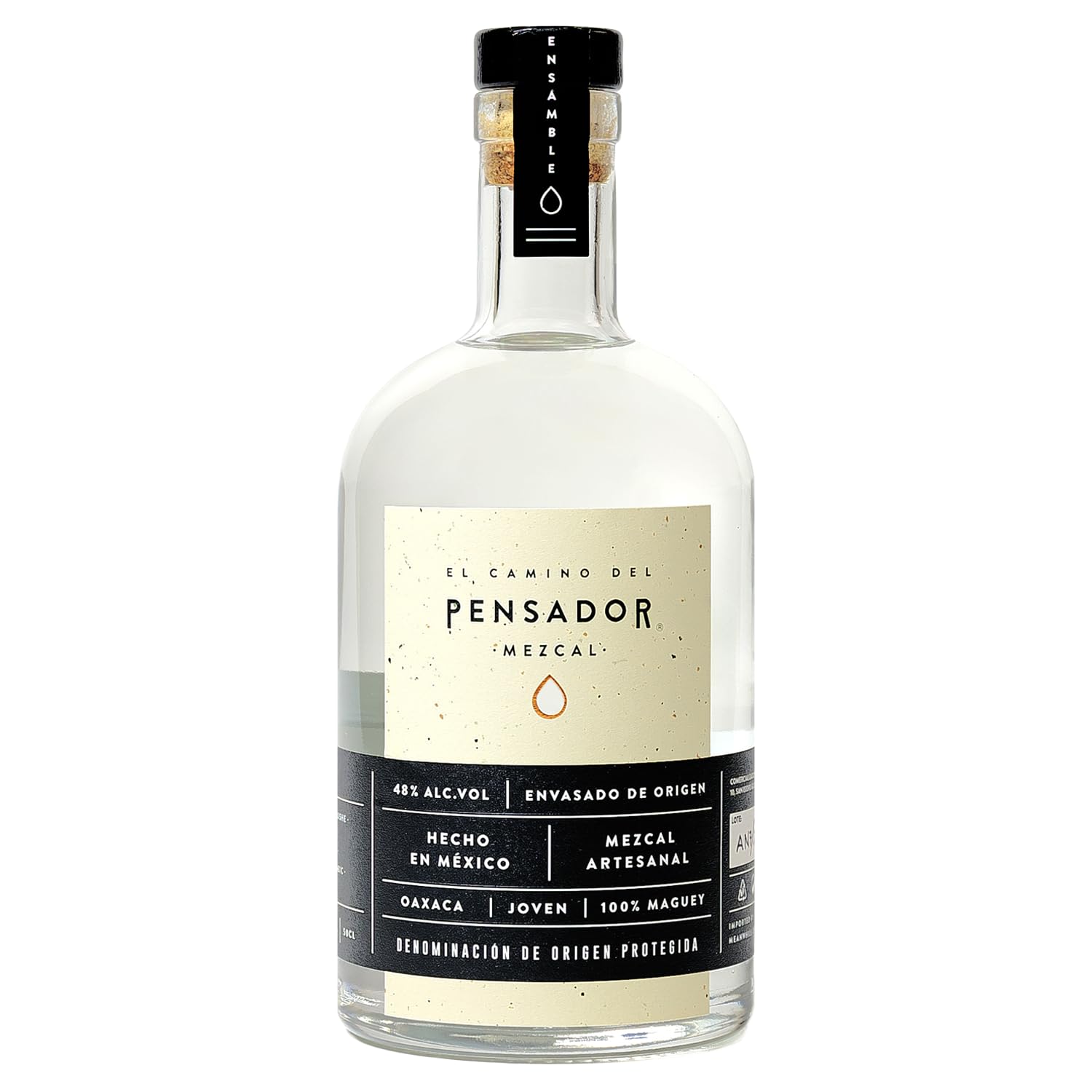Pensador - Ensamble Mezcal 50cl - Espadín & Madrecuishe - 48% ABV - Notes of Roasted Apricot and Bittersweet Cacao