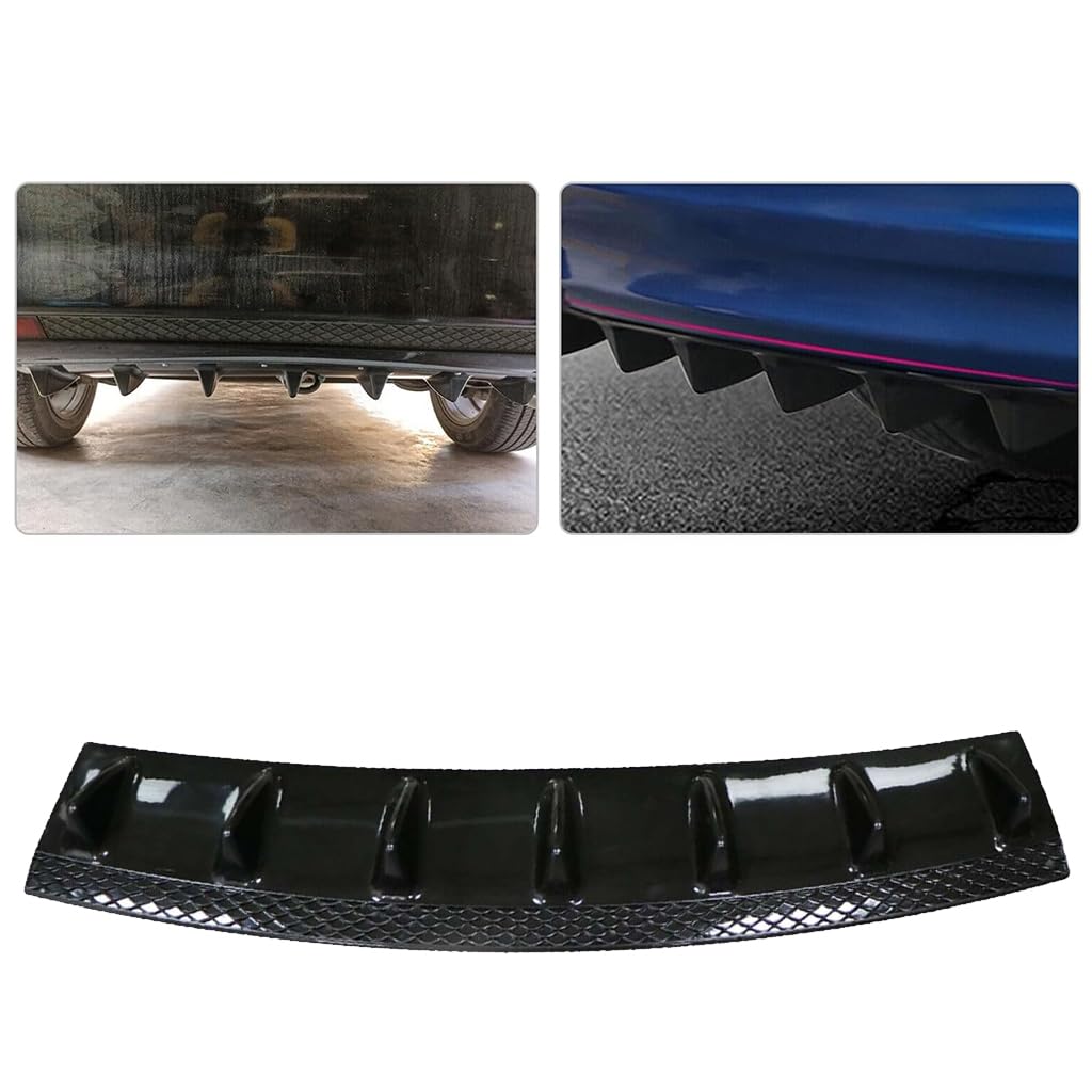Auto Heckspoiler für Stream 2000-2014, Auto Heckstoßstangen Chassis Haifischflosse Flügellippendiffusor Zubehör