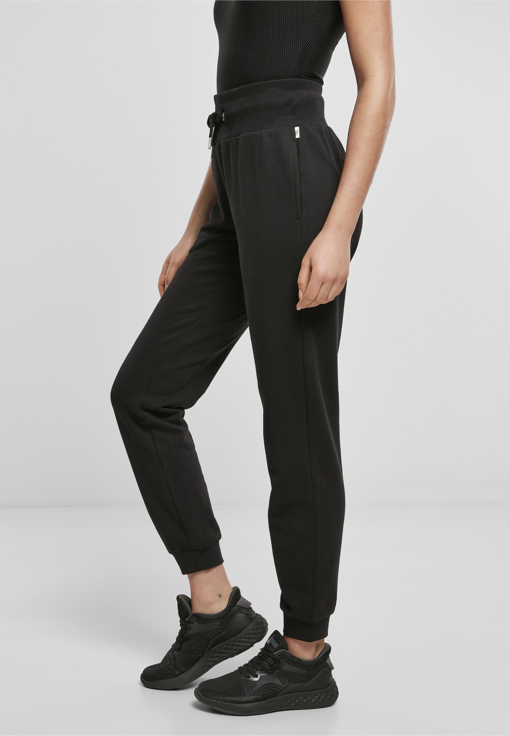 Urban Classics Ladies Organic High Waist Sweat Pants - Pantalon de survtement - Pantalon de Jogging - Femme