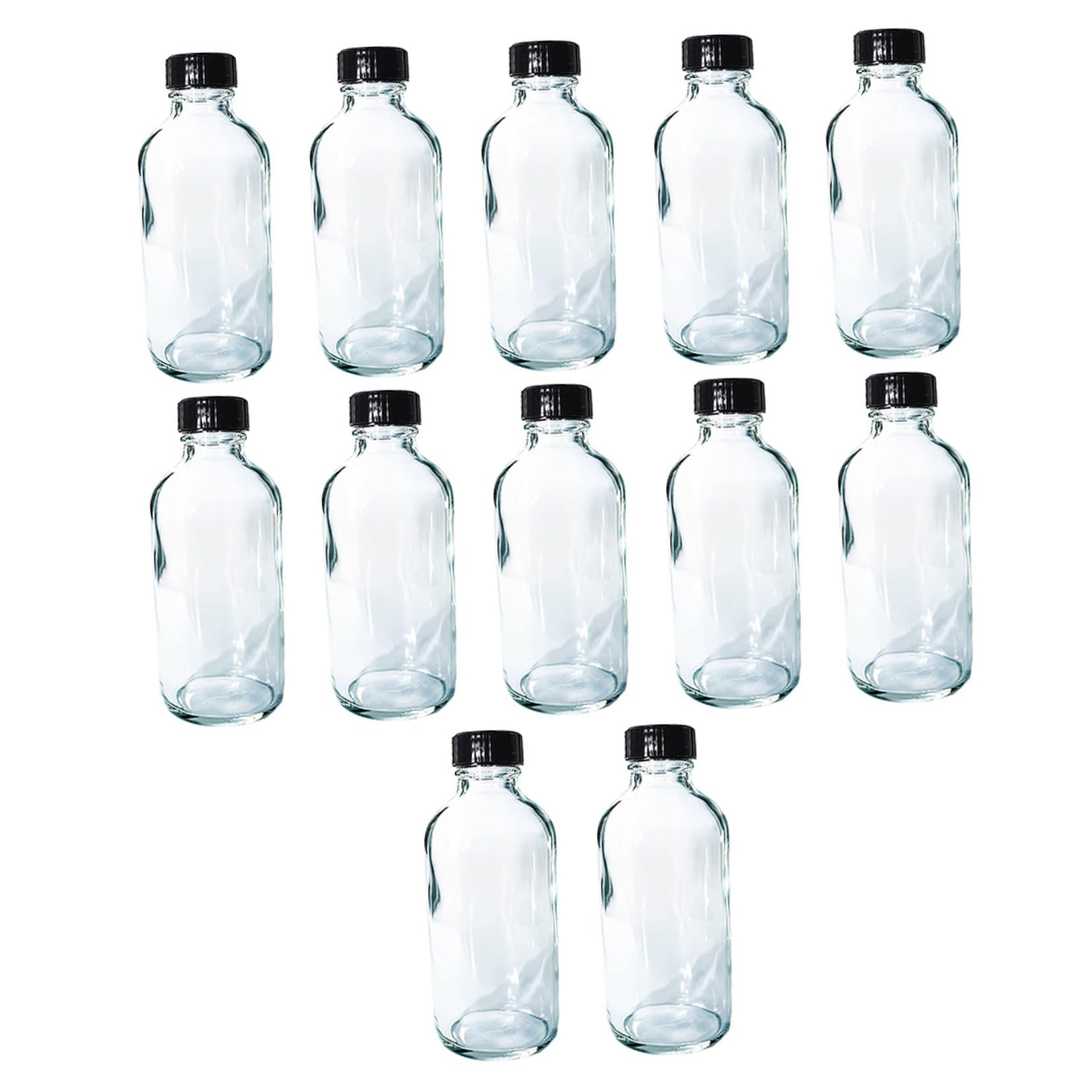 Ciieeo 12 Piezas Frascos De Vidrio De Boca Estrecha Para Reactivos Químicos Frascos De Reactivo De Laboratorio Transparentes Para Vinagreras