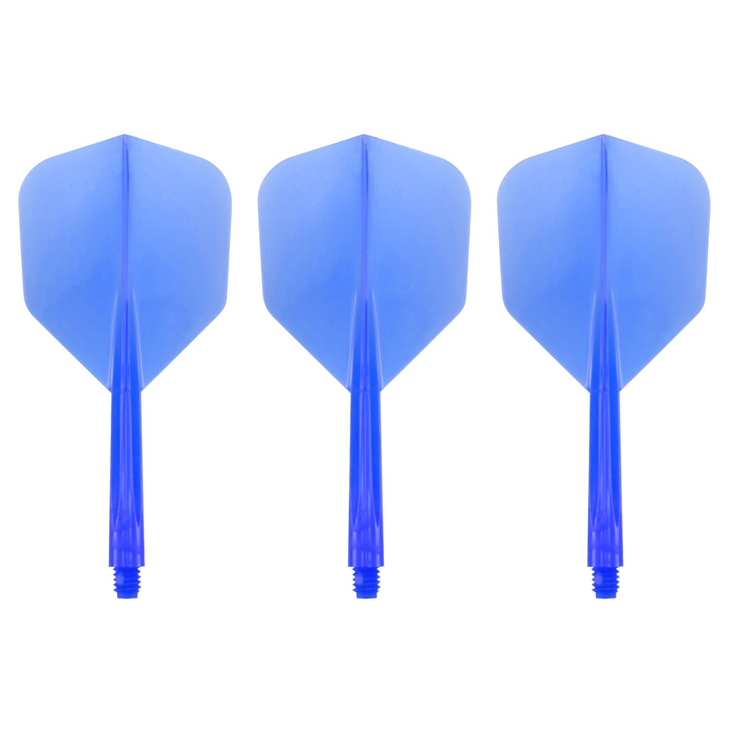 CONDOR Darts Flight Plain Clear Blue Small M
