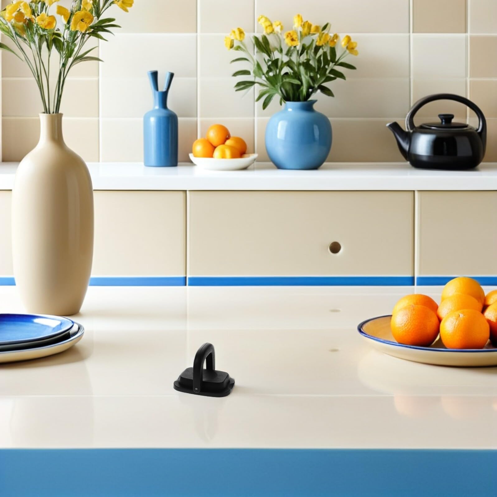 Universelle Topfdeckelgriffe mit Faltbarem Anti Verbrühendem Design 6 Stück-pack aus Hitzebeständigem Pp für Sicheres Kochen in Küche