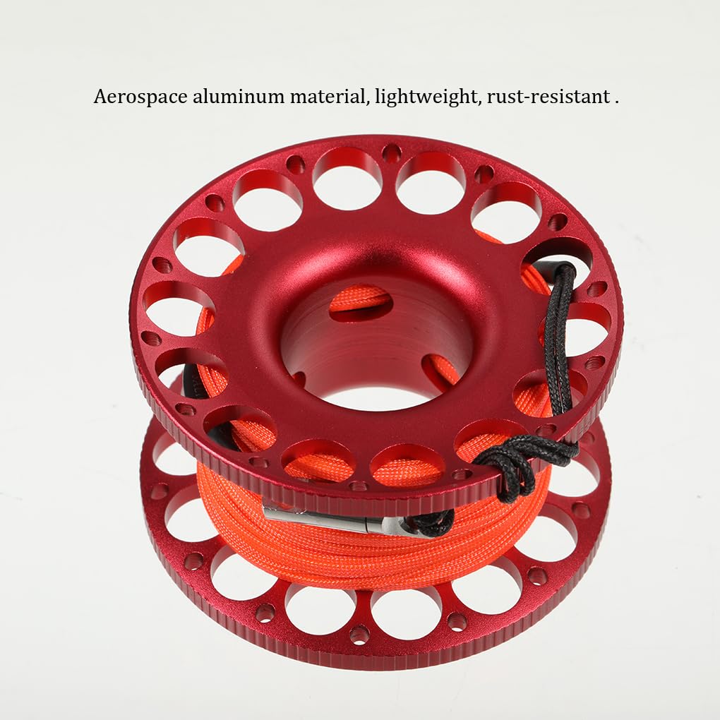 Dive Reel Bobina Professionale in Alluminio con moschettone