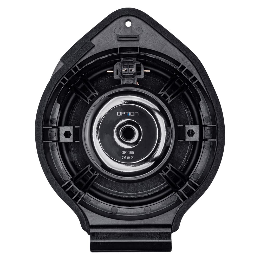 Option OP-165-ADAM compatible con Opel Adam, altavoz de componentes de 16,5 cm adecuado para Opel Adam, 70 Watt RMS, 3 ohmios, 90 dB (Plug & Play)