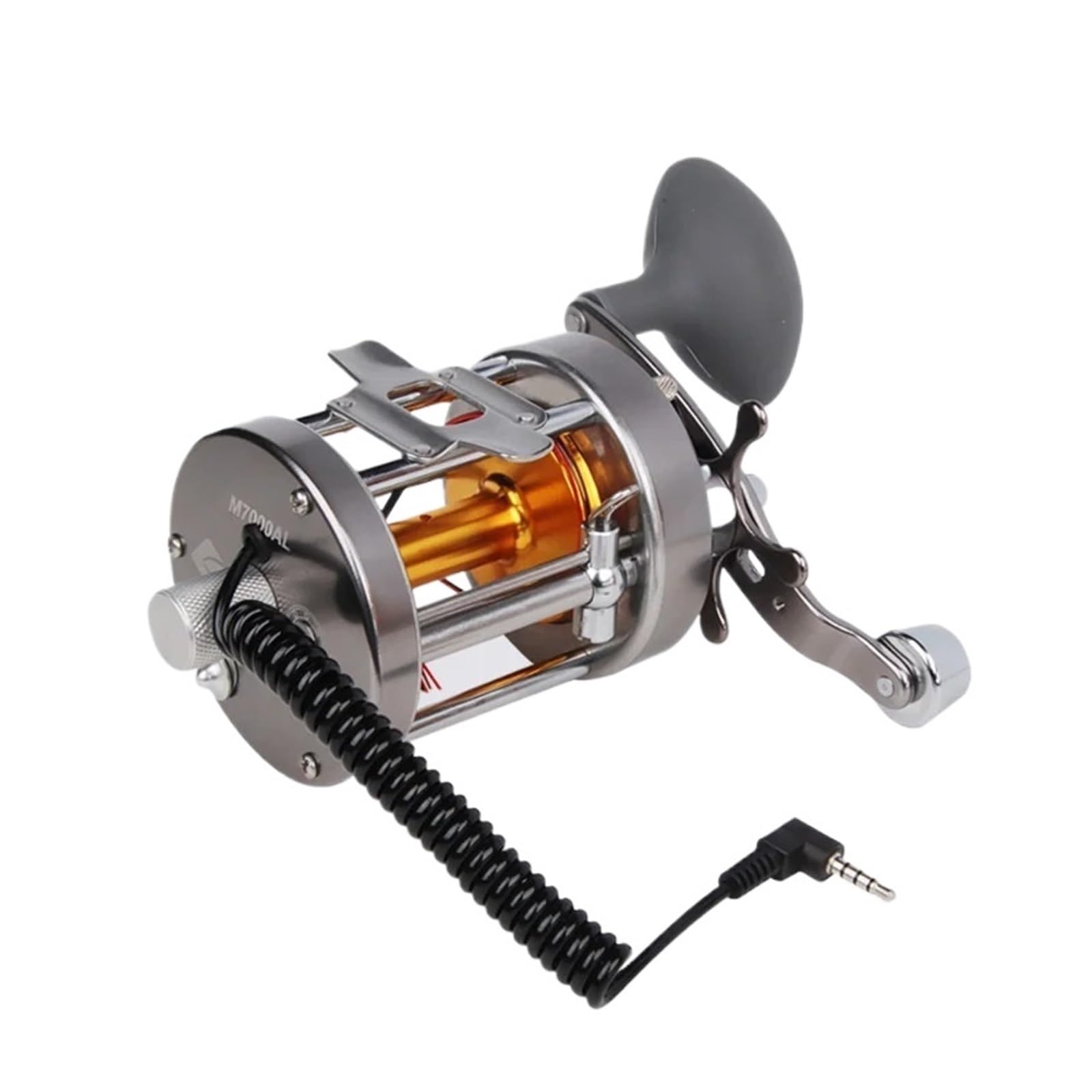 Fish wheel 7000 full metal drum fish wheel fish finder remote caster sight left and right hand(17 plug left hand)