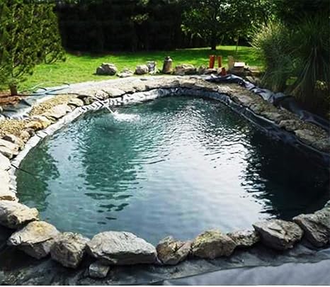 Image MAHFEI-Shade Cloth Pond Liners, Heavy Duty Fish Pond Preformed, Garden Pool Membrane, Reinforced Landscaping, Large Fish Pond Liner, Impermeable Reinforced (Color : Black/0.12mm, Size : 10x15m) Image MAHFEI-Shade Cloth Pond Liners, Heavy Duty Fish Pond Preformed, Garden Pool Membrane, Reinforced Landscaping, Large Fish Pond Liner, Impermeable Reinforced (Color : Black/0.12mm, Size : 10x15m)