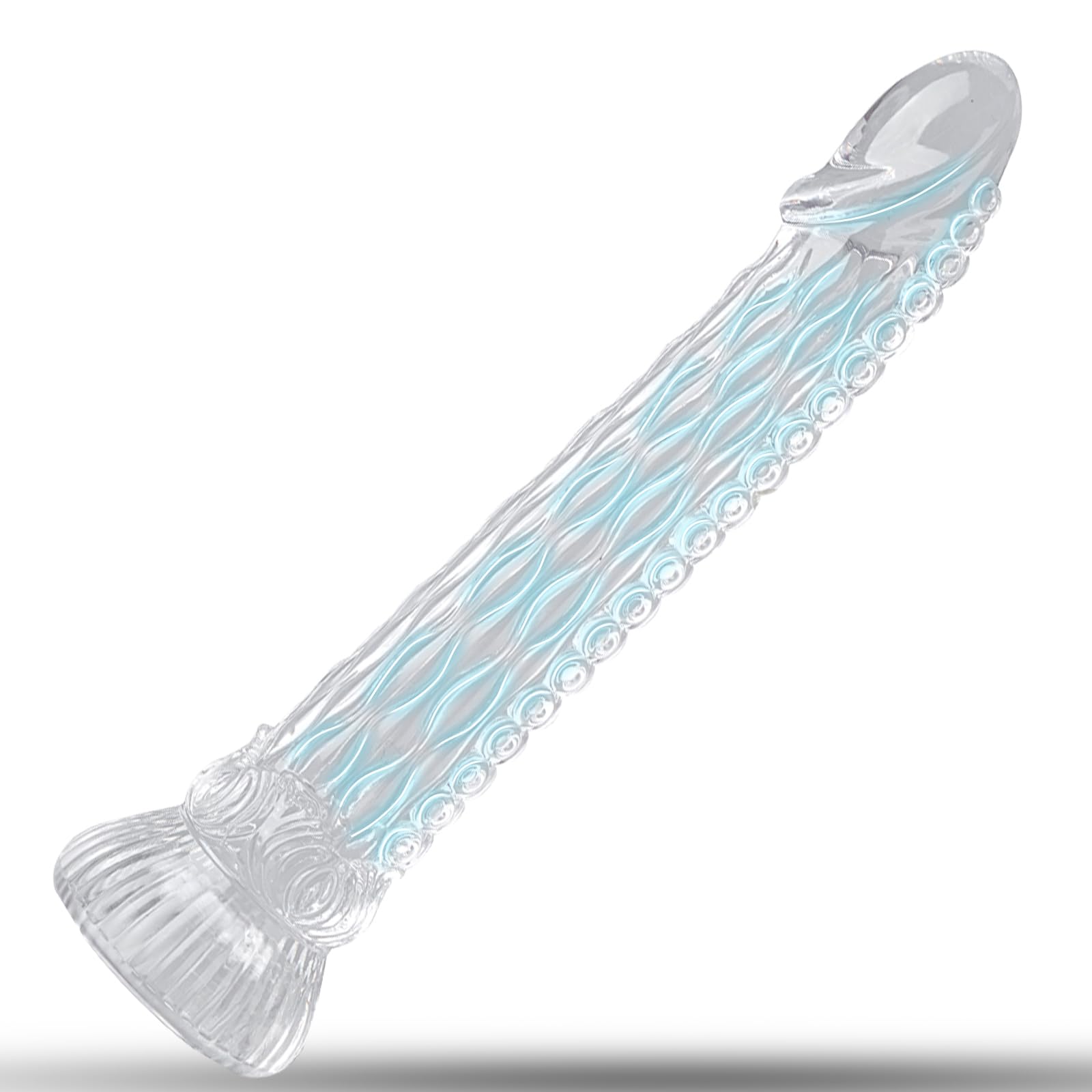 Anal Dildo Transparent Dildos,Neu Dildo 301mm mit Dildo Saugnapf,Analplug SM Sex Spielzeug Beide,Riesen Dildo xxl Diloschwanz für Frauen,Analdilos Herren Analkette Anal Toy (XL)