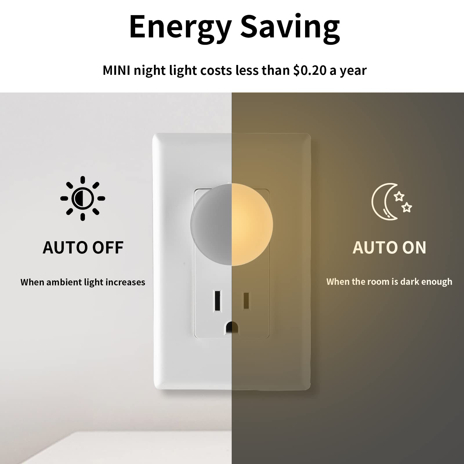 Luz nocturna enchufable en la pared, mini luces nocturnas LED regulables para niños, luz suave para lactancia materna, ayuda para dormir, dormitorio, guardería, pasillo, escalera, 3CCT, paquete de 4