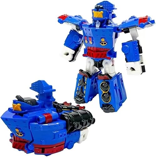 WskLinft Robot Deformación Camión Modelo Juguete Varios Estilo Robot Transformador Juguete Niños Juguete Coche Regalo de Cumpleaños Azul Oscuro